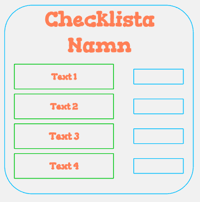 Checklista för barn