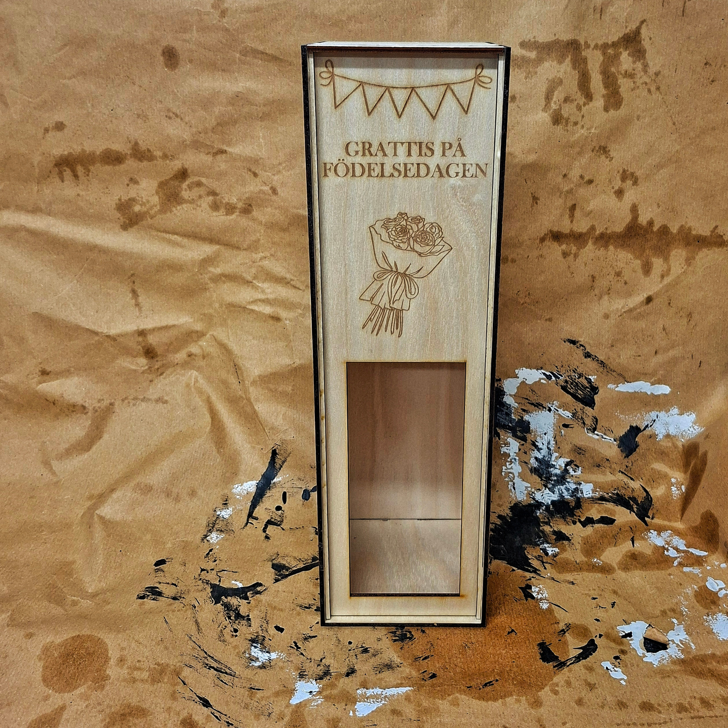 Presentbox - Enkel (Grattis)