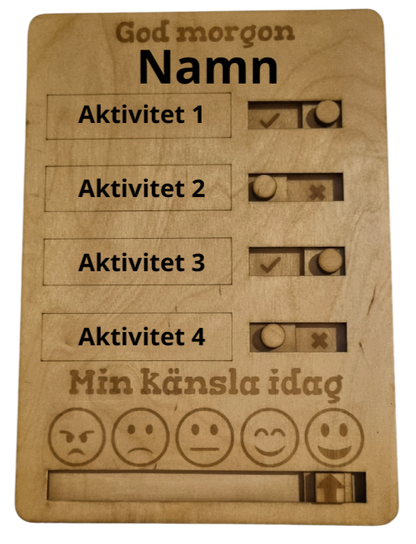 Checklista med känsla